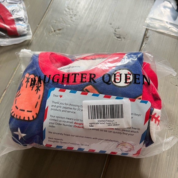 Sports pjs, brand new. Ordered wrong size, return date passed. Size 2T. - Picture 2 of 3